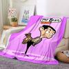 1pc Mr Bean, Animated Series Blanket Versatile for Couch, Office Bed