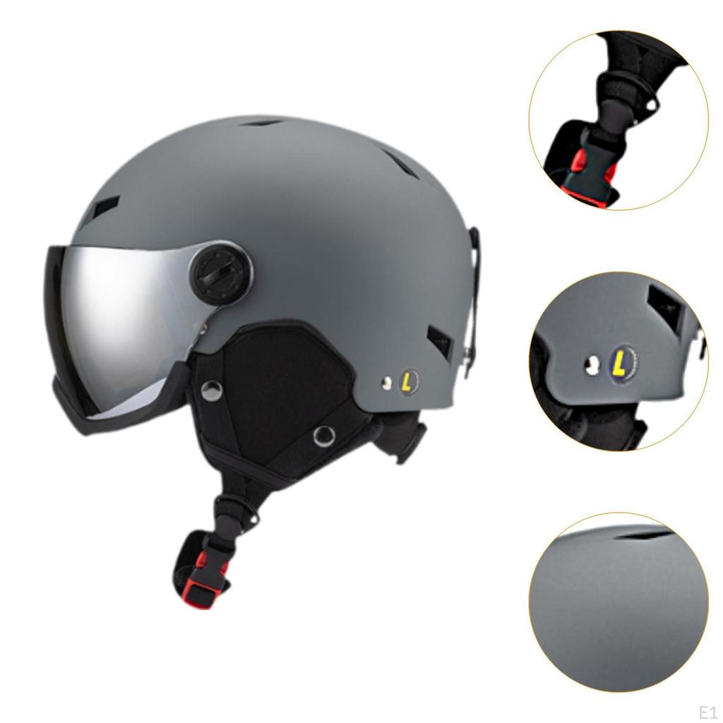 Ski Helmet with Goggles And Ear Protection for Snowboarding