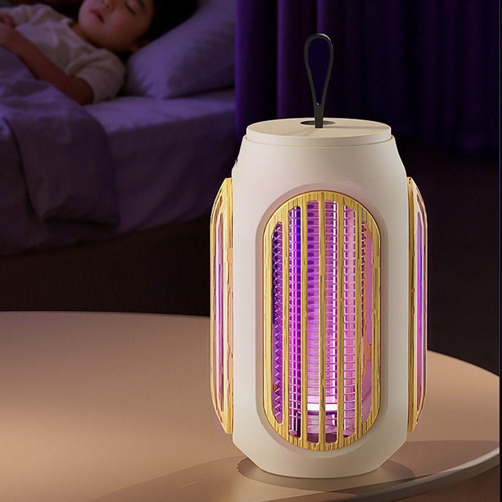 Cordless Shock Bug Zapper USB Charging Insect Fly Trap Effective Electric Mosquito Lamp  Garden