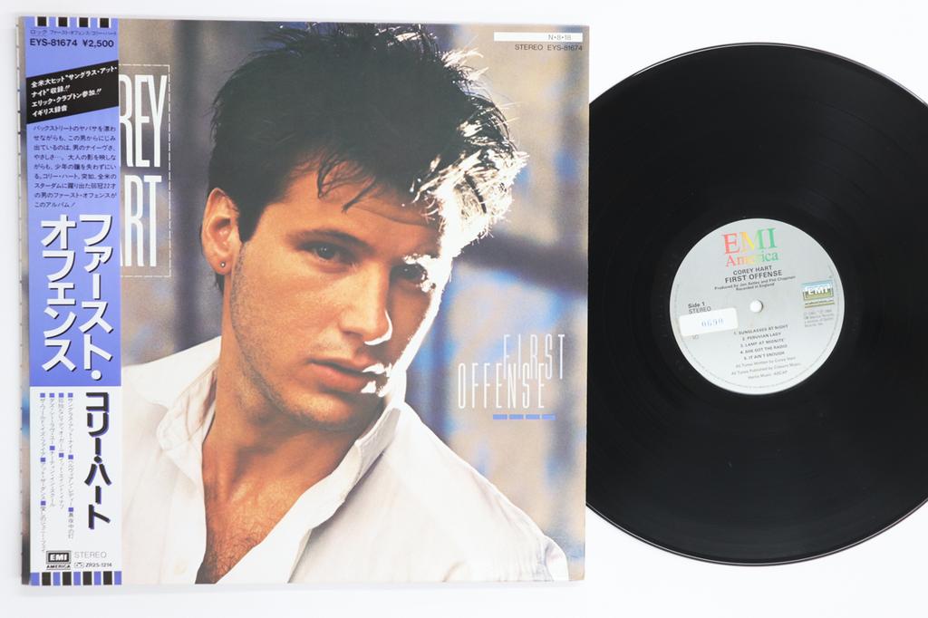 LP Record COREY HART - First Offense EYS81674 EMI AMERICA 1984 Japan Obi Pop Used