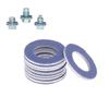 10Pcs Oil Drain Plug Gaskets For Camry Corolla Auto Parts Oil Drain Plug Gaskets Seal Washer Oil Pan Ring