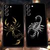 Cartoon Scorpion Phone Case for Samsung Galaxy S24 S23 S22 S20 S21 FE Ultra S10 S10E S9 S8 Plus 5G Silicone Cover Capas Fundas
