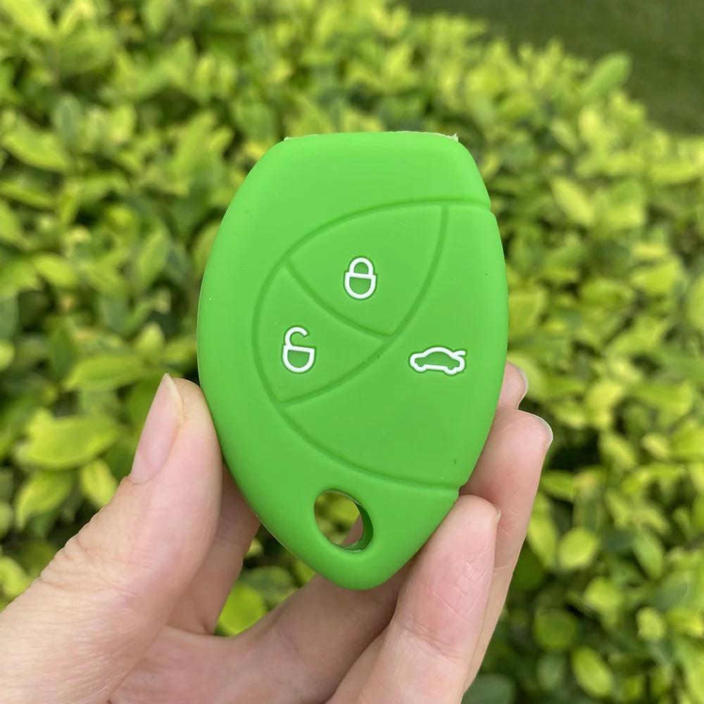 2 3 Buttons Silicone Car key cover Shell for Toyota Malaysia Truguard VG Alarm Cobra for Renault Logan Remote key Accessories