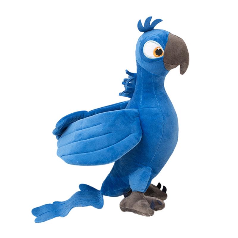 Realistic Small Macaw Plush Toy Couple - Cute Bird Figurine Doll Gift Ornament