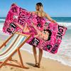 Betty Boop Print Beach Towel, Large Soft Quick Dry Towel for Beach Camping Swimming