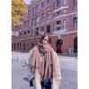 Wool Scarf Women's Autumn and Winter Warm Thickened Cashmere Scarf Versatile Tassel Shawl Korean Style Solid Color Scarf