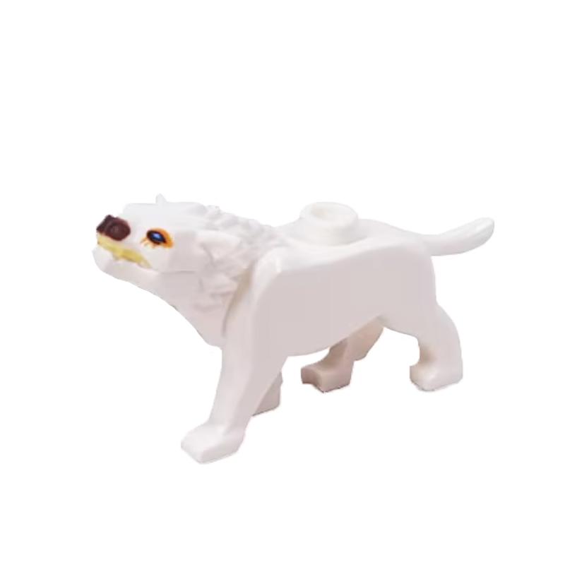 

MOC Animal Маленький волк Строительные блоки Street View Ферма Пастбище Зоопарк Зверь Сад Средневековый DIY Аксессуары Кирпичи Хэллоуин Игрушки