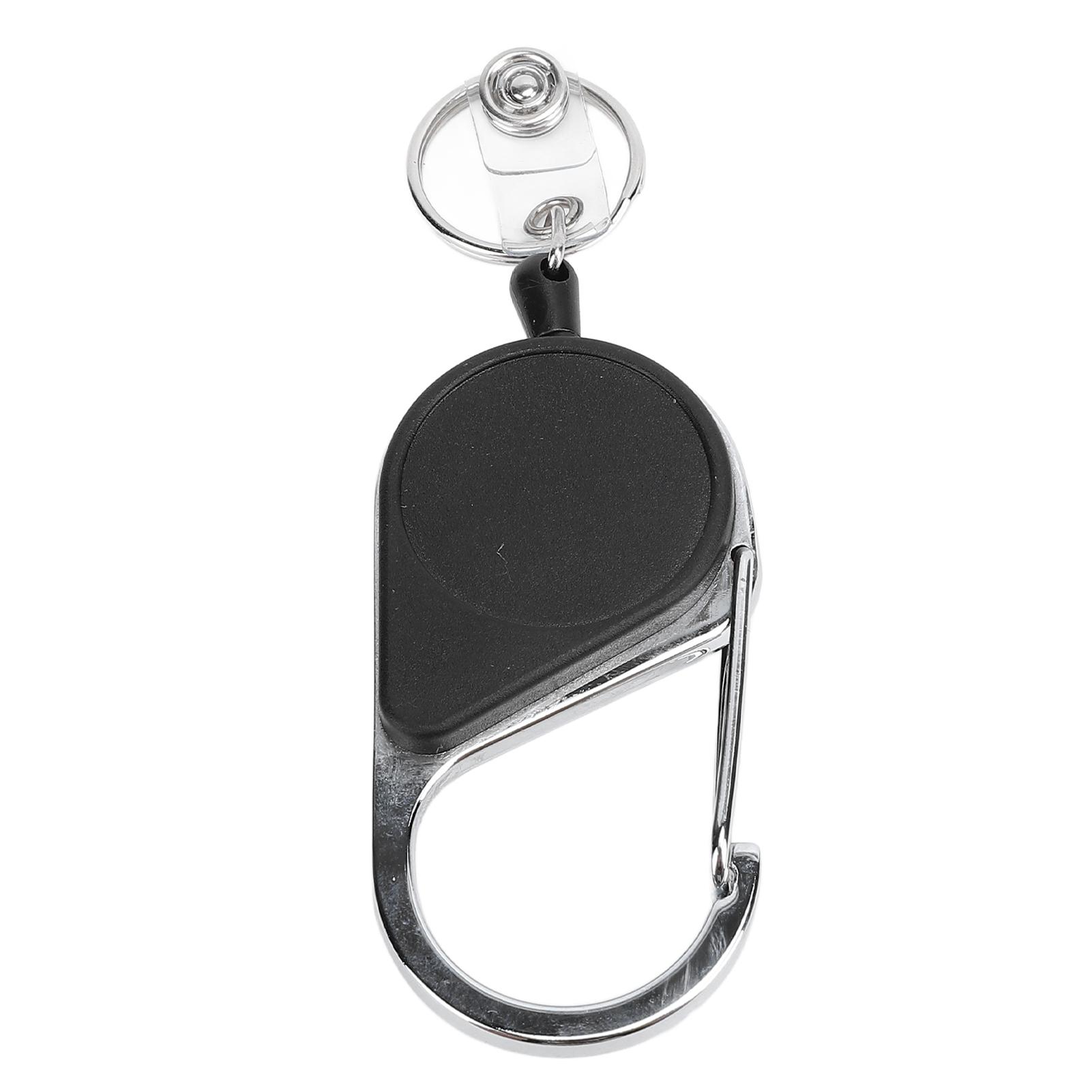 

Keychain Retractable ABS Anti Theft Anti Loss with Nylon Cord Key Ring for Outdoor Mountaineering