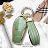 Luxurious Golden Edge Remote Key Case Full Cover For BYD DM Tang Song Dmi Max Pro QIn Pro Yuan Ev And Dolphin Car