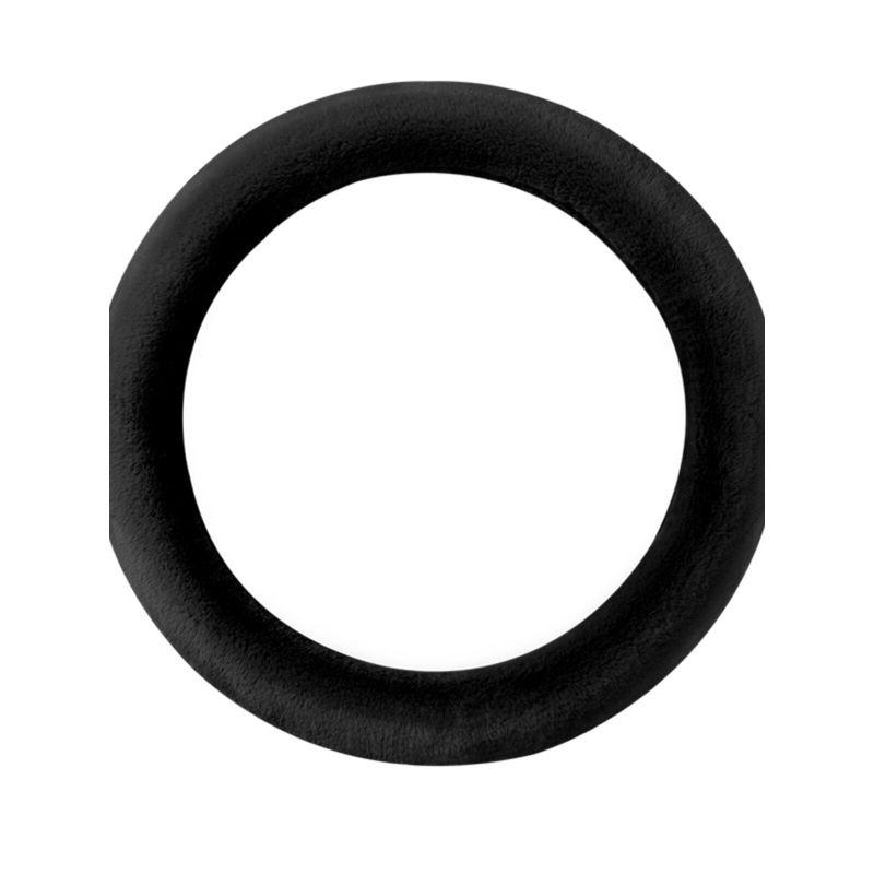 Car Steering Wheel Cover Winter Plush D-Type for Volkswagen Sagitar, Lavida, Tayron, Magotan, Bora, Tiguan L Winter Handle Cover