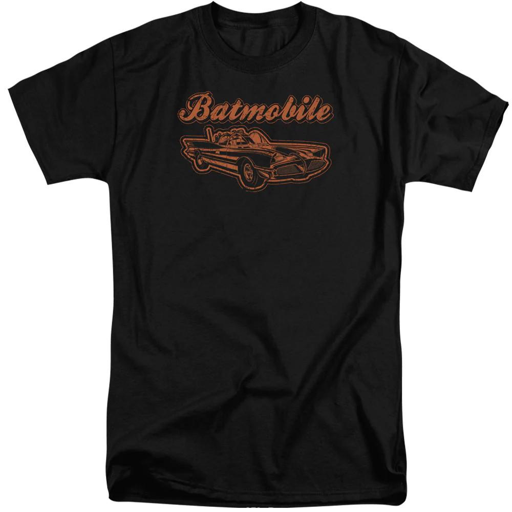 

Batman Batmobile Mens Tall T Shirt Black Officially Licensed 4XL