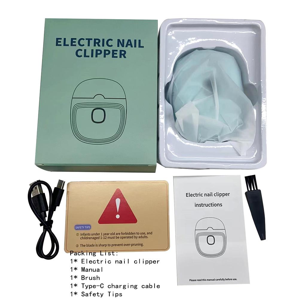 

Электрические ножницы для ногтей Мини-щипчики для детей и взрослых Портативный автоматический триммер для маникюра Шлифовка Полировка Перезаряжаемый дом зелёный