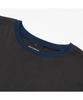 Dyutelo Neck Color Box Long Sleeve Tee Vintage Black