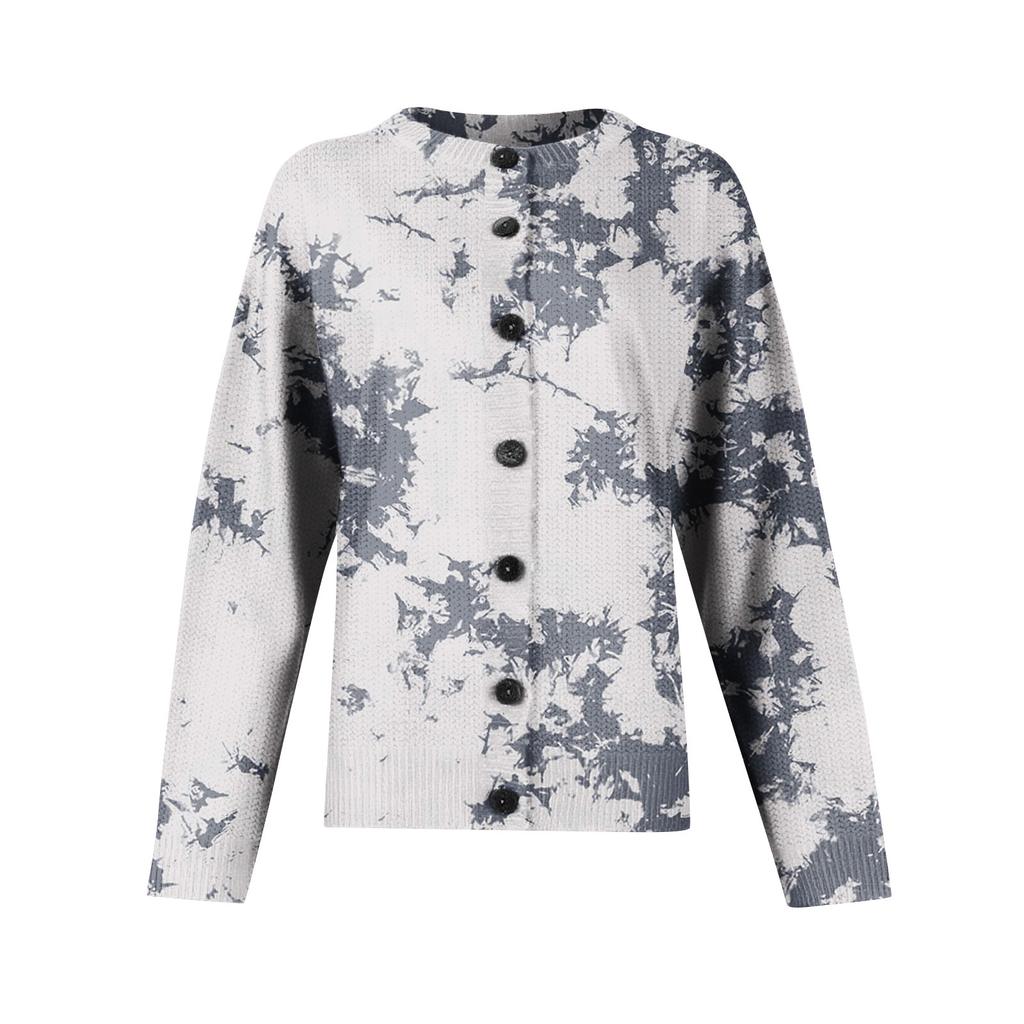 Dámský svetr Roztomilý zábavný svetr s potiskem Podzimní a zimní svetr s dlouhým rukávem Pletený svetr