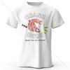 European Elegance Printed 100% Cotton T-Shirt, Soft Fabric Round Neck Short Sleeve Tee for Men & Women