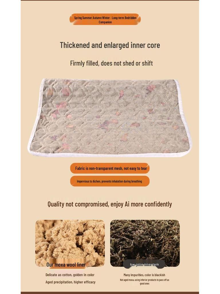 Pure Mugwort Electric Heating Blanket Mattress - High-End Whole Body Moxibustion Pad for Physiotherapy & Hot Compress