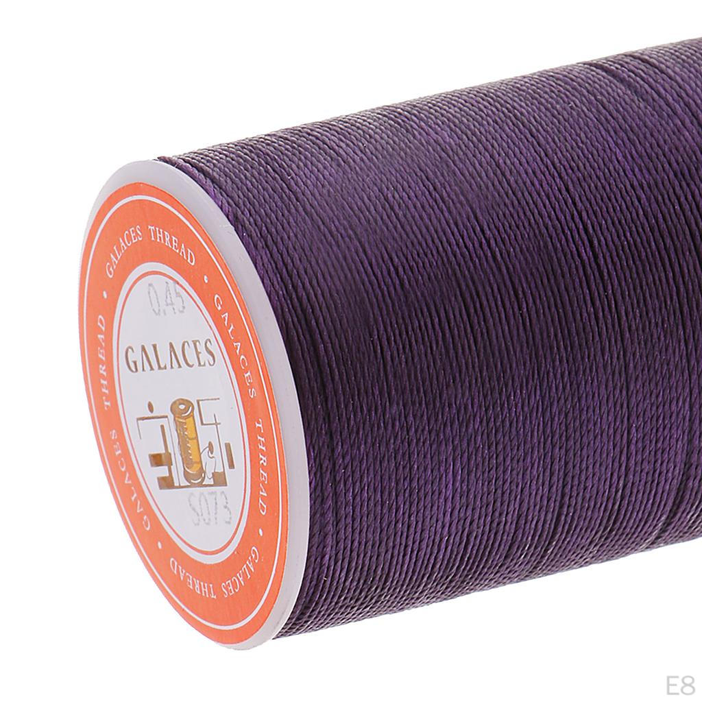 0,45mm Sewing Thread Leather Waxed Flat For Shoes Luggage,