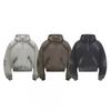Mens 2026 American Streetwear Distressed Washed Hoodie Casual Loose Fit Sweatshirt Teens