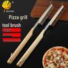 BBQ Grill & Pizza Oven Cleaning Brush with Replaceable Head for Outdoor & Kitchen Use