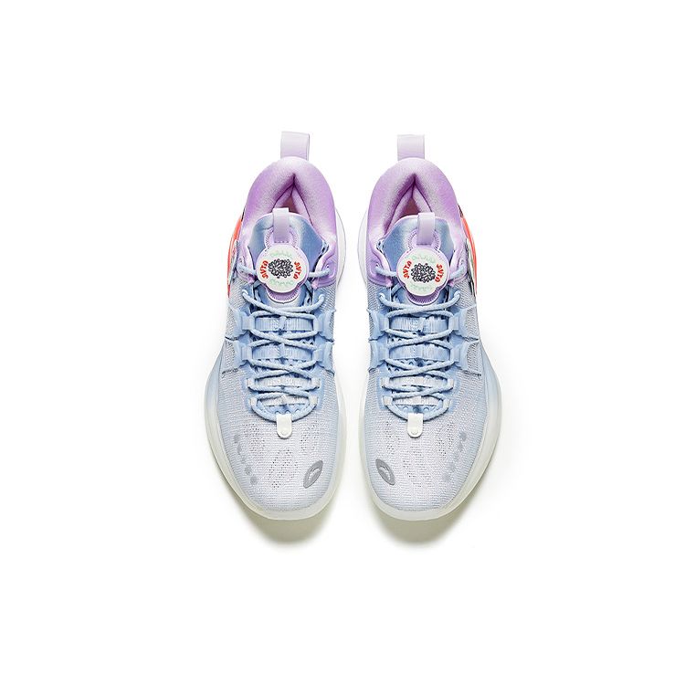 Anta Zup1 Harvest Shock Absorption Non-Slip Wear-Resistant Low-Top Basketball Shoes Men sneakers Purple 912331105-1