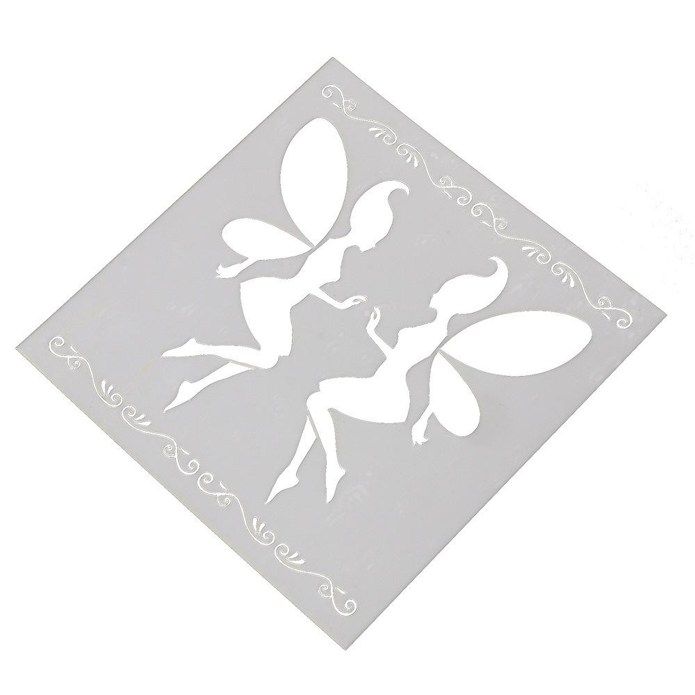 Fondant Cake Spray Flower & Border Embossing Mold - Children’s Painting Template