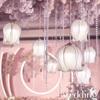 Lily of the Valley Chandelier: 5 or 10 Head Wedding & Mall Ceiling Decoration