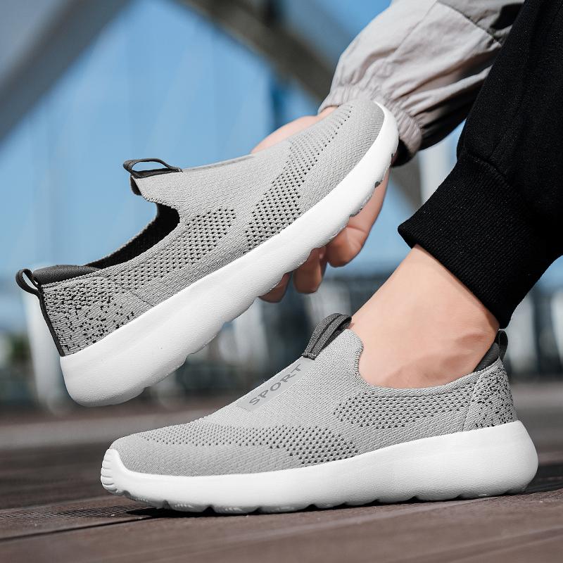 Mesh Sneakers Breathable Shoes for Men Casual Sports Shoes Comfortable Walking Shoes Simple Shoes for Men