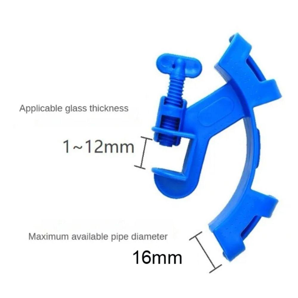 Adjustable Fish Tank Water Pipe Fixing Clip Blue Water Change Fixing Frame  Fish Tank