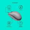 Logitech M111 Silent Wired USB Mouse