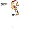 Easy Installation Outdoor Lighting Solar Christmas Garden Stake Light, 31.5 Inch Santa Snowman LED Pathway Lights, Decorative Holiday Path Waterproof