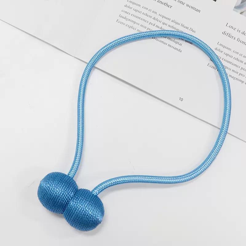 Magnetic Curtain Tieback, 2 Counts Modern Simple Curtain Tieback, Window Curtain Tieback, Home Decor for Living Room Bedroom 2 Counts синий