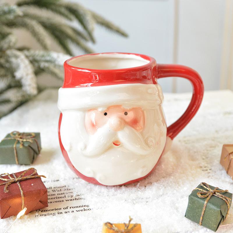 Weihnachtsserie Weihnachtsmann-förmige Tasse Schneemann-förmige Tasse Weihnachtsdekoration Geschenk