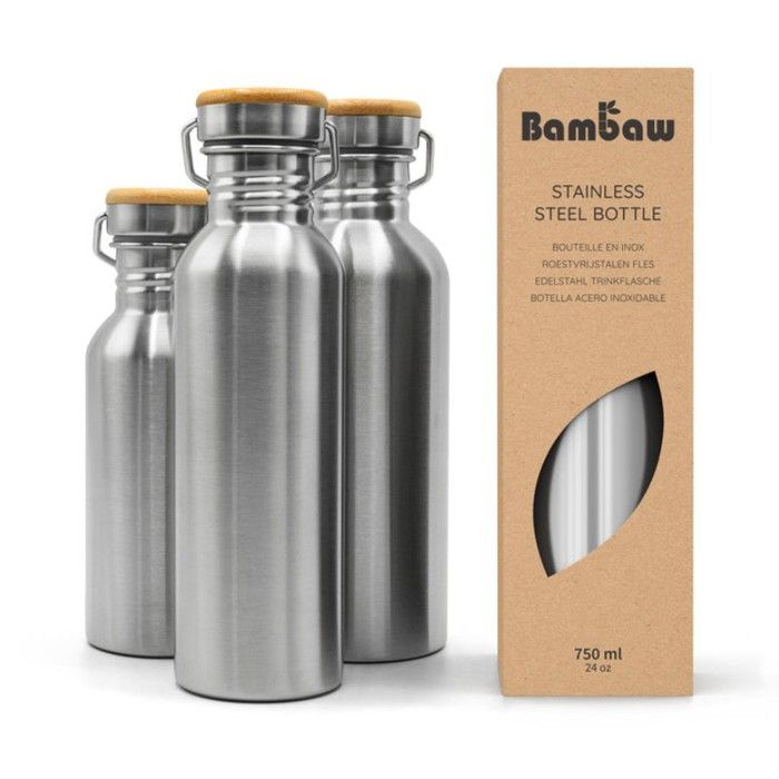 Bouteille - inox - 1000ml - gris - mixte - adulte