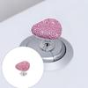 Car Push Start Button Heart Shape Engine Start Buttons Cover Automotive Decorative lgnition Switches Rocker Lever