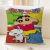 C-Crayon S-Shin-chan Pillow Cushion Cover Pillowcase Living Room Sofa Home Decor Customized