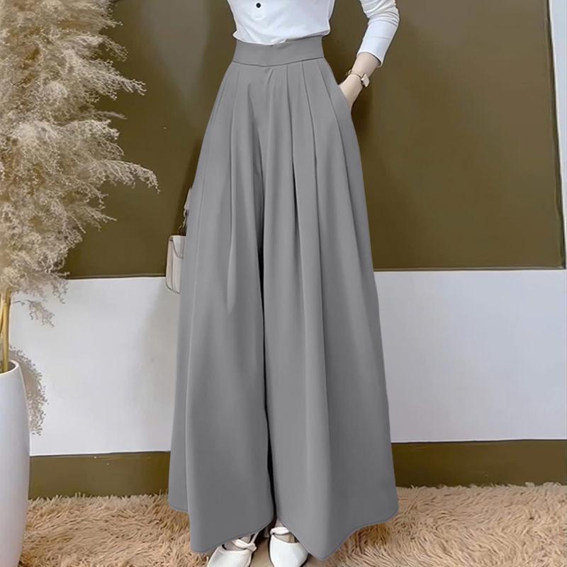 ZANZEA Women Casual Elastic Waist Loose Cropped Pants