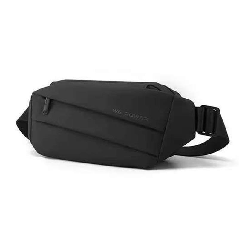 Men's Waterproof Crossbody Waist Bag - Large Capacity, Multifunctional for Outdoor Running