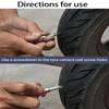 50pc Car Universal Vacuum Tyre Repair Set with Screwdriver Tire Wholesale Puncture Repair Wheel Tubeless for Car Tire Accessorie