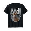 Ahhh Schreien Ziege Lustig Liebhaber T-Shirt Vintage Grafikdesigner Kleidung Dehnbar Stilvoll Bequem