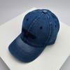 Baseball Her  Him For Women Men School Old Vintage Caps Peaked Hats Cotton Embroidery Washing Versatile Snapback Fashion Denim Letter Outdoor