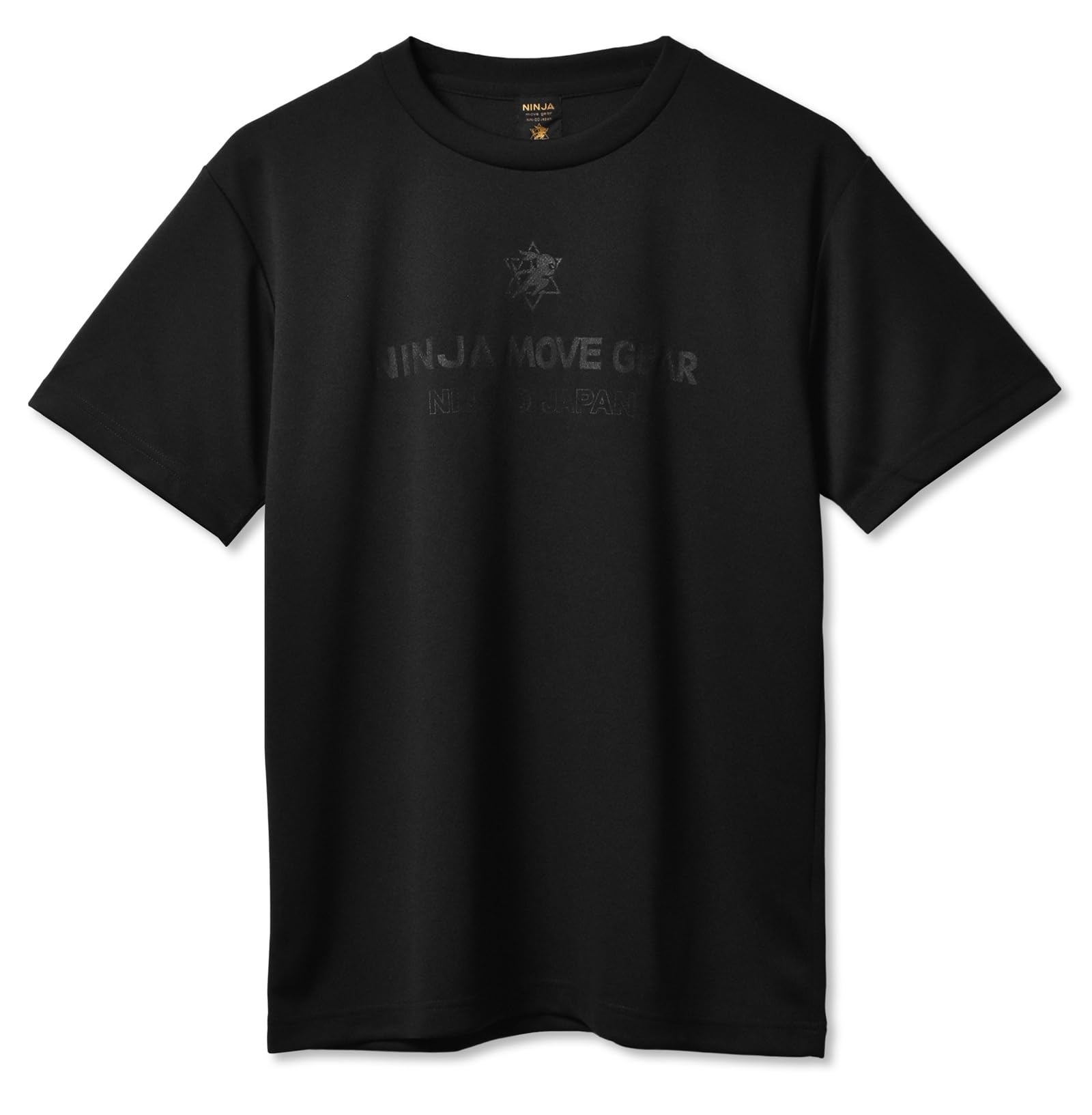 Ninja Move Gear Power Up Shirt, for Nursing, Work, Training, and Sportswear, Men s and Women s, Size 3L, Black