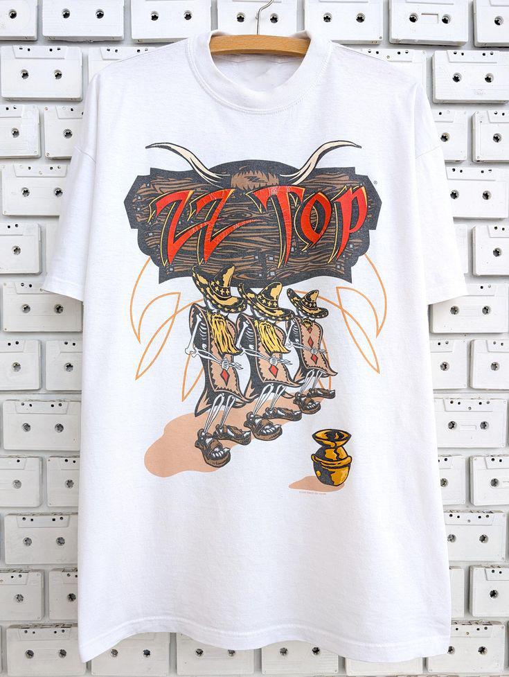 Vintage 2003 ZZ Top T-Shirt Beer Drinkers And Hell Raisers Tour IL661 Unisex T-Shirt XXL