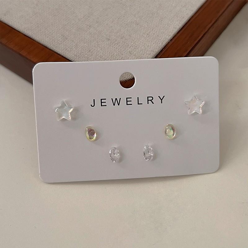 Exquisite Set, Earrings, Niche Design Earrings, Women's High-end Stud Earrings, Women's 6-piece Set