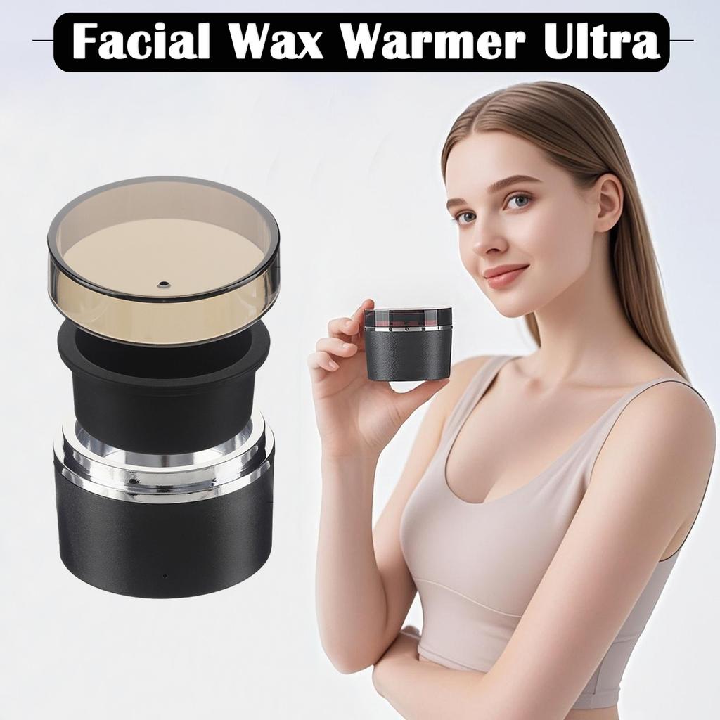 10ml Mini Nose Wax Warmer , USB Fast Heat Smart Constant Temp Silicone Pots Travel Size Unisex Suitable for Different Body Parts