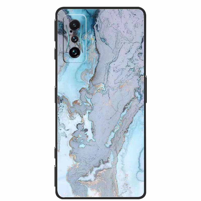 For Xiaomi Poco F4 GT Case Marble Soft Silicone Back Cover Phone Case for Xiaomi Poco F4 GT Coque 21121210G Protector Capa Funda