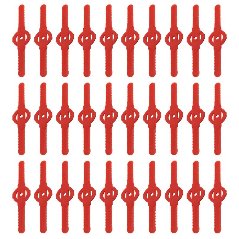 

Pack of 30 Lawn Mower Weeds Blades Accessories Effective Cutter for Efficient Grass Cutting with Long Lasting Sharpness