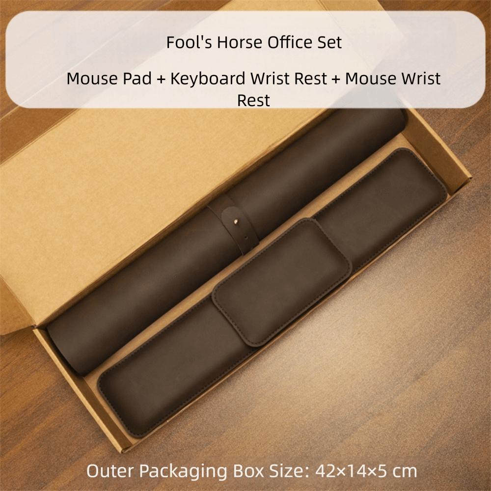 PU Desk Pad Non-slip Laptop Desk Mat Portable Large Mousepad Mouse Wrist Guard