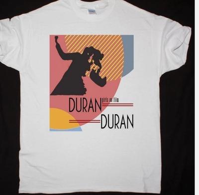 Vintage lata 80. Duran Duran Muzyka Unisex S-234XL Biała Koszulka Unisex T-shirt
