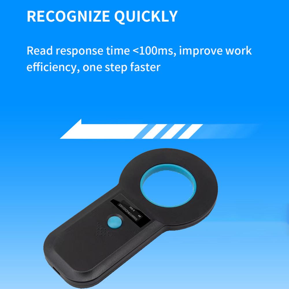 Cititor Etichete Animale Cititor RFID Scanner Microcip Animal de Companie Cititor ID Cip Animal RFID Suport Etichetă/Tag EMID FDX-B(ISO11784/85)