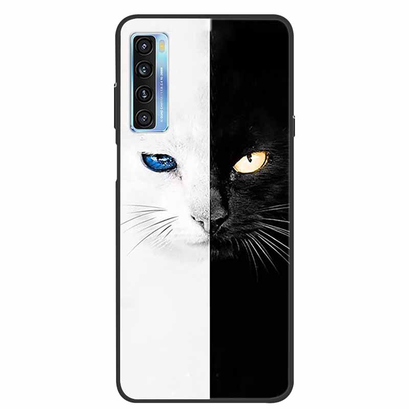 For TCL 20L Case Cute Painted Soft Silicone Back Cover for TCL 20L+ Plus T775H Phone Cases TPU Bumper For TCL 20S 20 L T774H